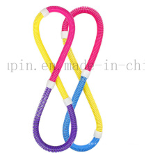 OEM Foldable Plastic Multifunctional Hula Hoop with Spring for Bodybuilding